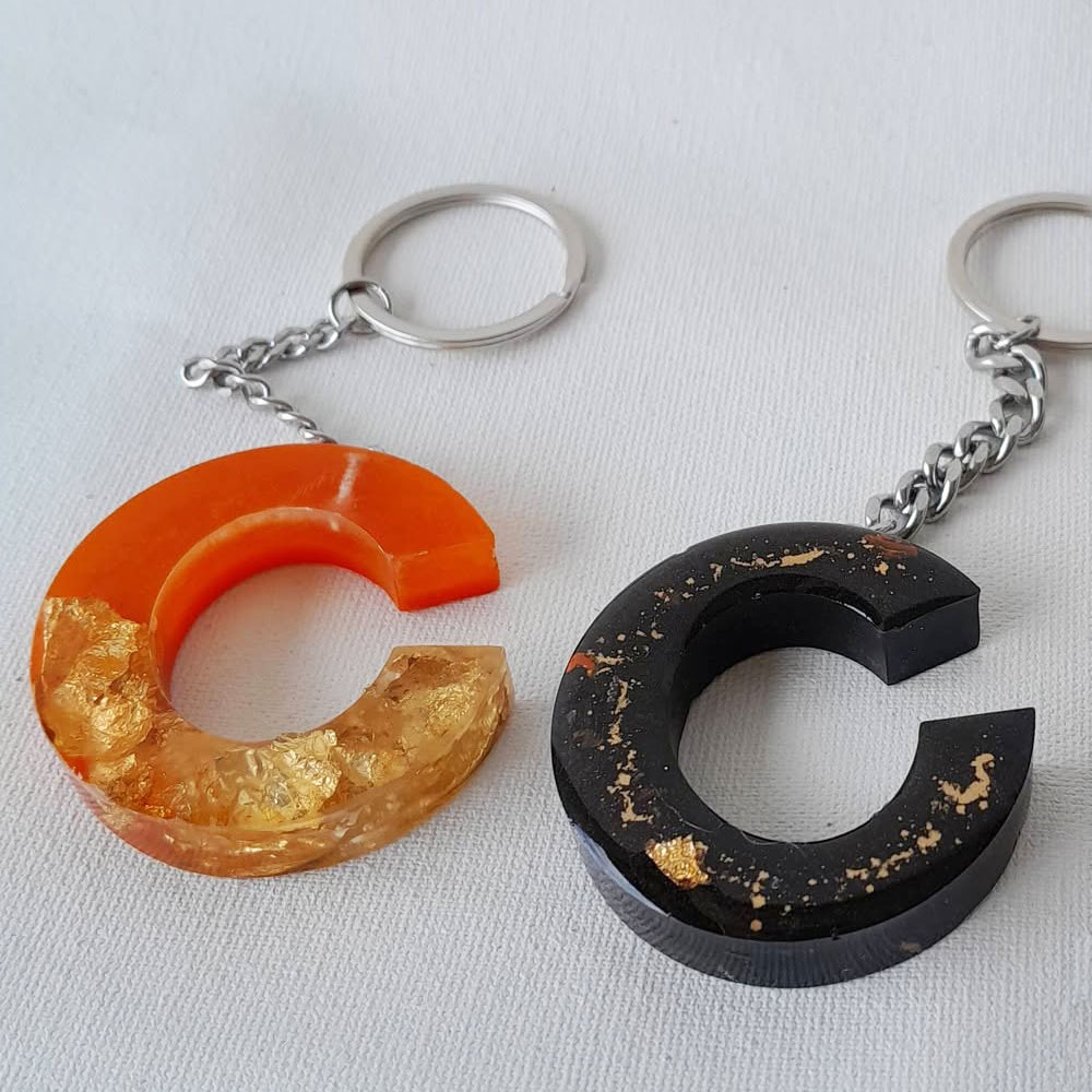Chaveiro Personalizado em Resina com Corrente Inox - Imagem 3