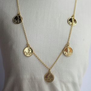 Colar Feminino Longo Dourado – Elegância e Estilo