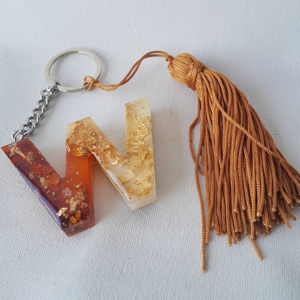 Chaveiro Personalizado em Resina com Corrente Inox - Imagem 7