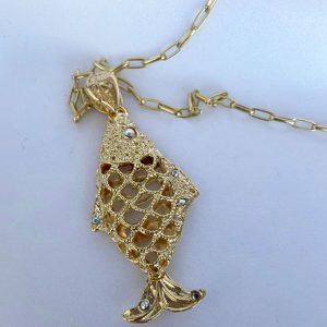 Colar Corrente Grossa Banhada – Elegância e Brilho no Seu Visual
