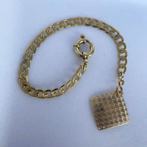 Pulseira Corrente Grossa Banhada Fecho Boia – Elegância e Estilo