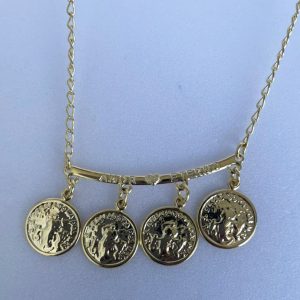 Colar Corrente Fina Banhada  – Elegância e Brilho para Seu Visual