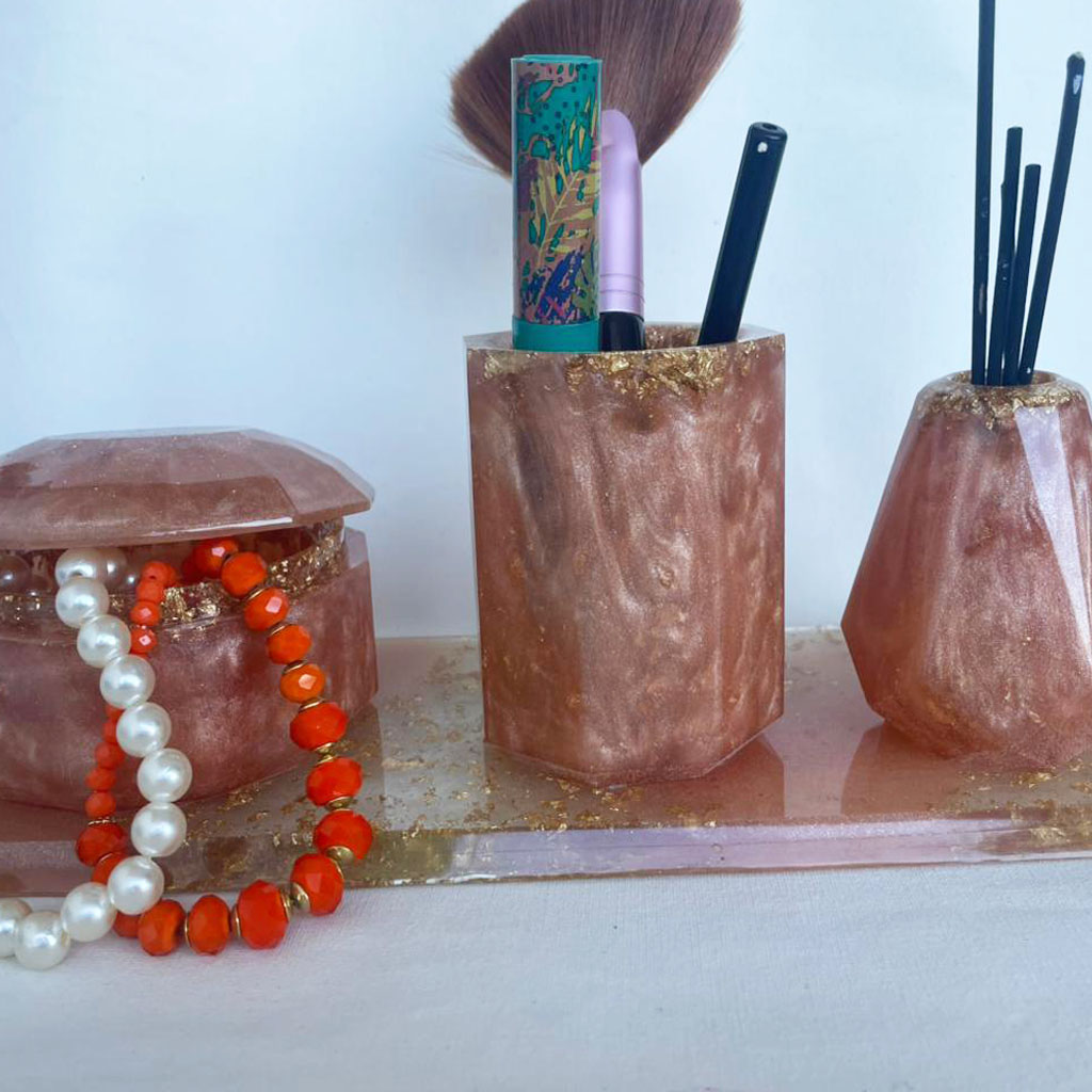 Conjunto para Banheiro em Resina Epóxi - elegância e estilo - Imagem 6
