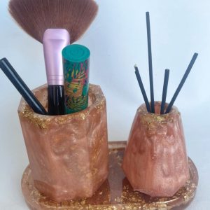 Conjunto para Banheiro em Resina Epóxi - Elegância e Estilo