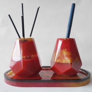Conjunto para Banheiro em Resina Epóxi - Sofisticação e Estilo