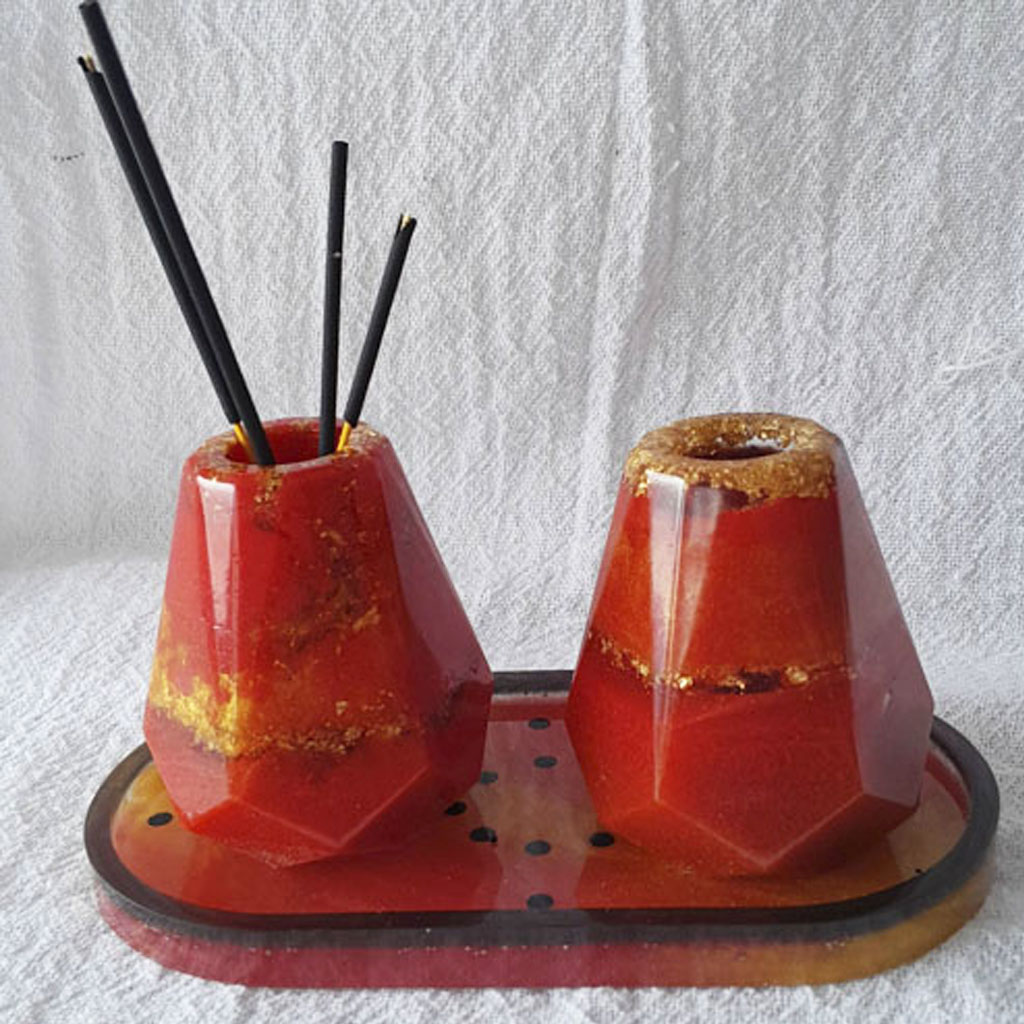 Conjunto para Banheiro em Resina Epóxi - Sofisticação e Estilo - Imagem 2